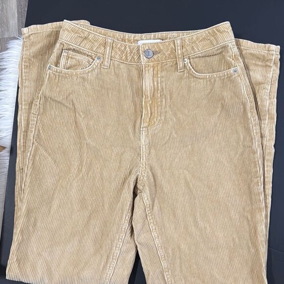 BDG High Rise Mom Tan Corduroy Pants Size 26 - Picture 2 of 8